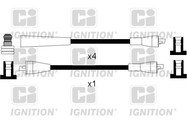 QUINTON HAZELL Комплект проводов зажигания XC411
